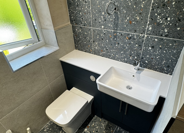 Modern Sink and Toilet install