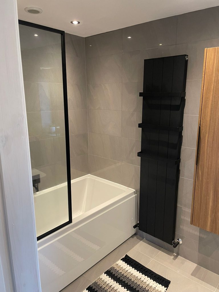 Shower bath combo install