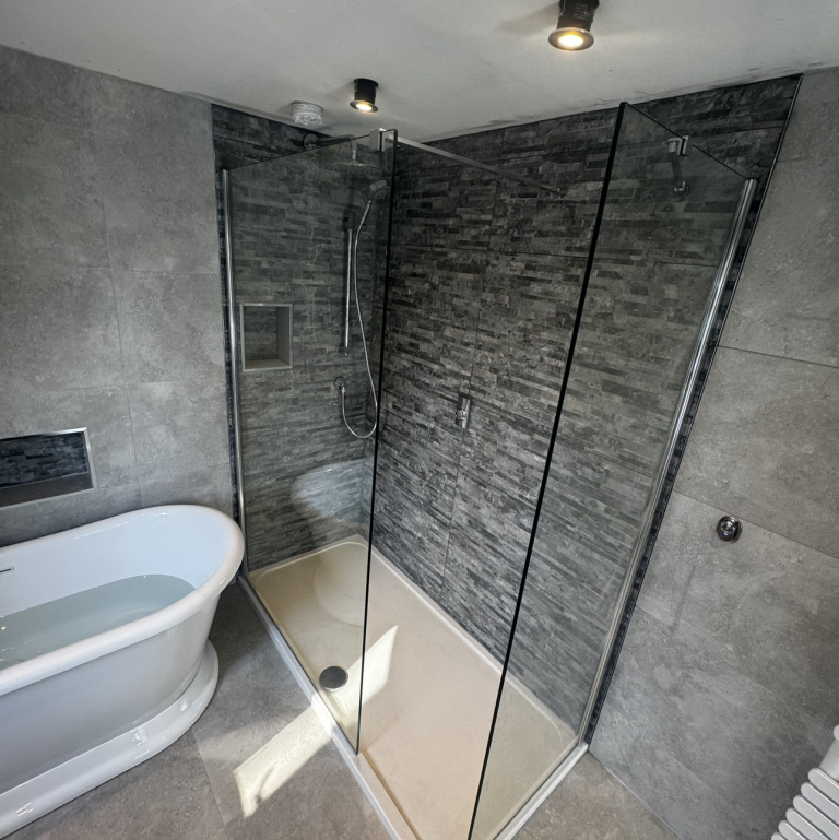 Modern Sleek Shower Install