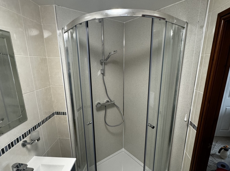 Curved Shower Guard
